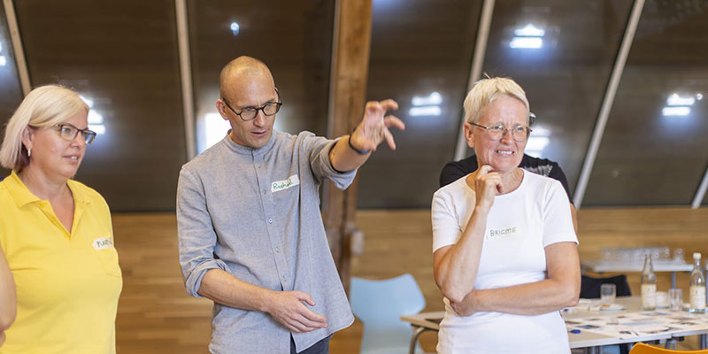 Foto von einem Workshop Vortrag